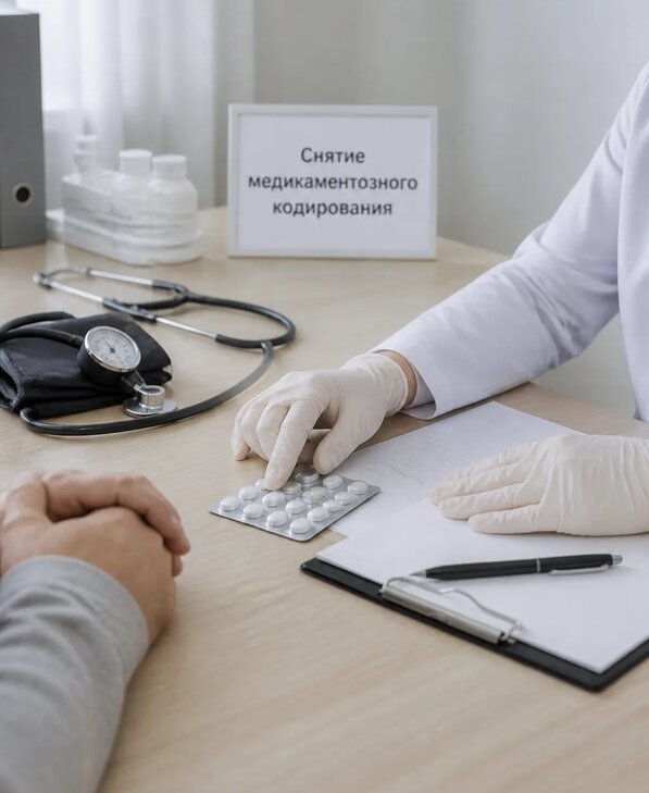 Снятие медикаментозного кодирования в Новодвинске от 5114 р. | Медзона